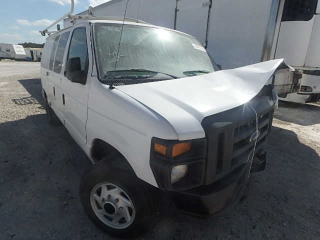 1FTNE1EW6ADA04767 - 2010 FORD ECONOLINE WHITE photo 1