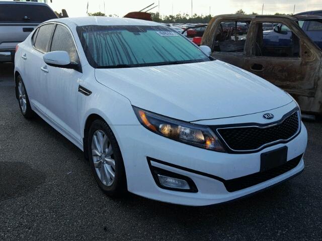 5XXGN4A72EG329291 - 2014 KIA OPTIMA EX WHITE photo 1