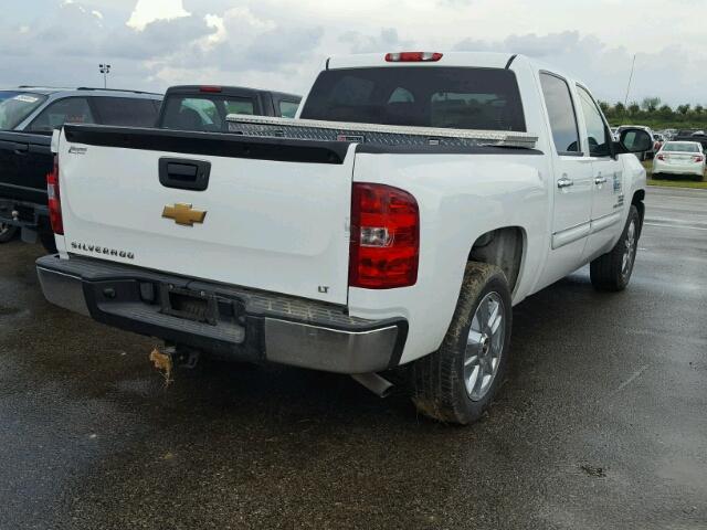 3GCPCSE06DG174960 - 2013 CHEVROLET SILVERADO WHITE photo 4