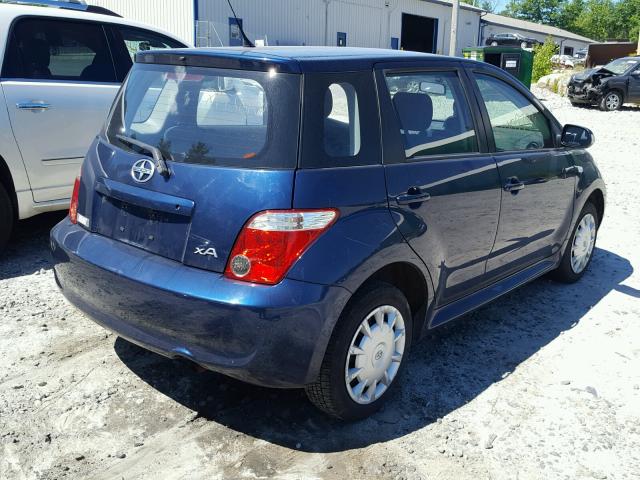 JTKKT624265020595 - 2006 TOYOTA SCION XA ლურჯი ფოტო 4