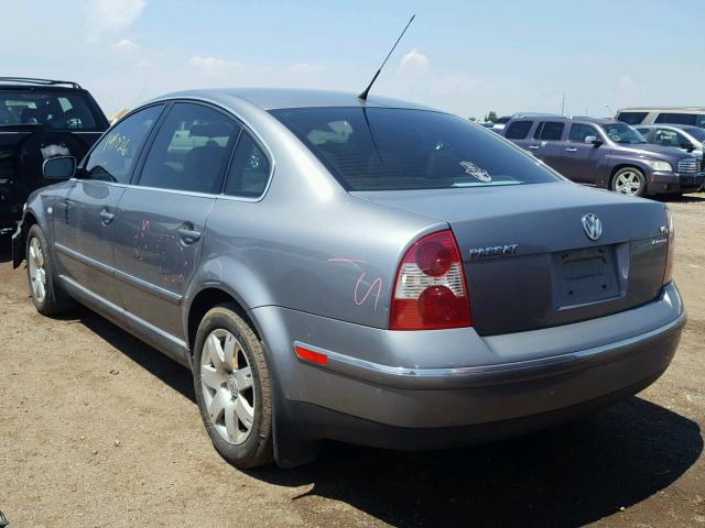 WVWTH63B22P070163 - 2002 VOLKSWAGEN PASSAT GLX 银色 照片 3