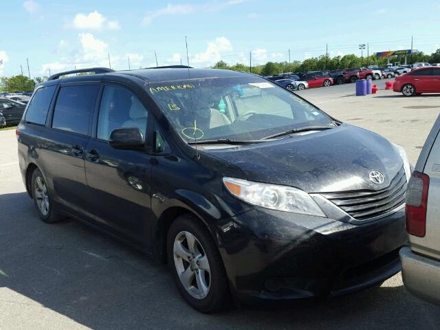 5TDKK3DC5ES472367 - 2014 TOYOTA SIENNA LE BLACK photo 1