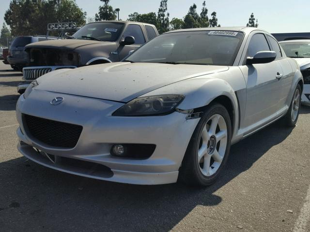 JM1FE17N440133059 - 2004 MAZDA RX8 SILVER photo 2