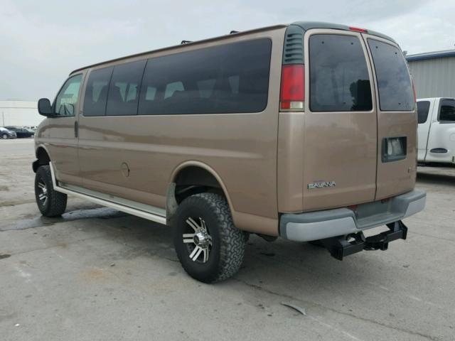 1GJHG39R5W1025845 - 1998 GMC SAVANA G35 BROWN photo 3