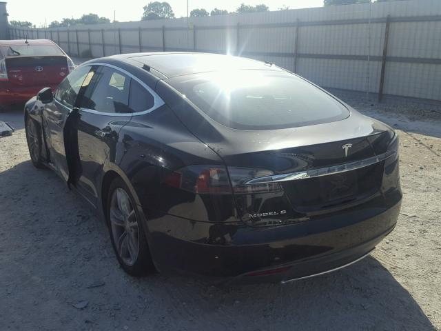 5YJSA1CP2DFP05698 - 2013 TESLA MODEL S BLACK photo 3
