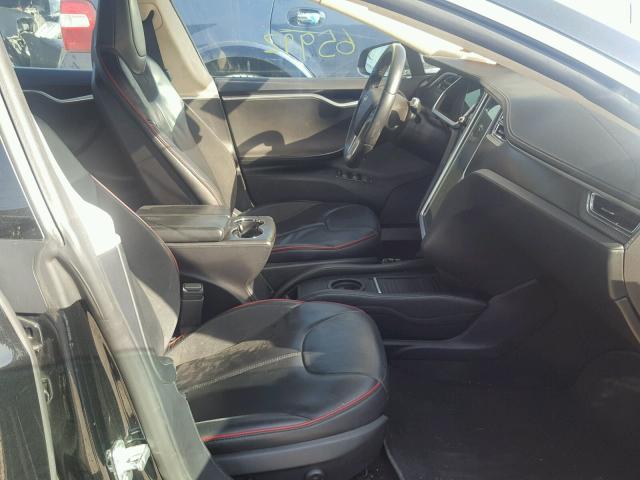 5YJSA1CP2DFP05698 - 2013 TESLA MODEL S BLACK photo 5