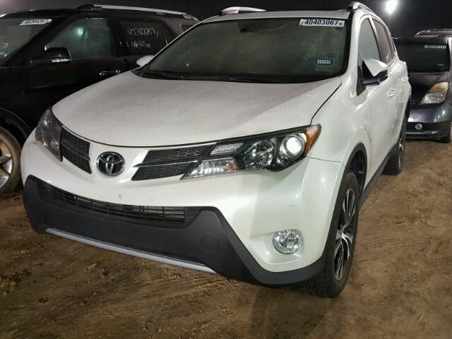 2T3DFREV1FW246116 - 2015 TOYOTA RAV4 WHITE photo 2