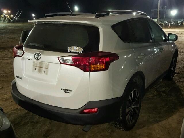 2T3DFREV1FW246116 - 2015 TOYOTA RAV4 WHITE photo 4