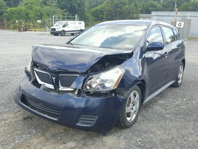 5Y2SP67869Z452921 - 2009 PONTIAC VIBE BLUE photo 2