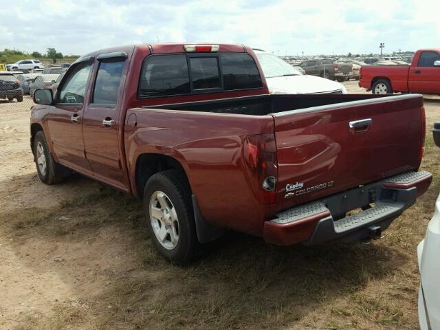 1GCDSCDE3A8106884 - 2010 CHEVROLET COLORADO RED photo 3