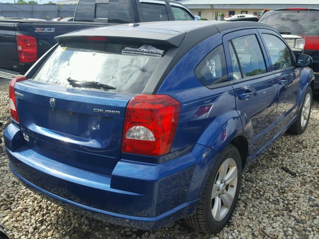 1B3CB3HA3AD568857 - 2010 DODGE CALIBER MA BLUE photo 4