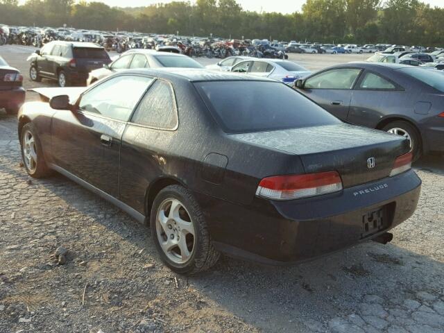 JHMBB61451C001487 - 2001 HONDA PRELUDE BLACK photo 3