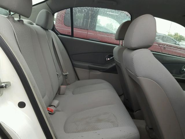 1G1ZS58F38F139516 - 2008 CHEVROLET MALIBU LS თეთრი ფოტო 6