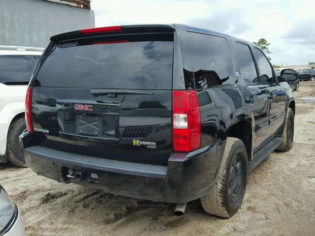 1GKFC13548R210871 - 2008 GMC YUKON HYBR BLACK photo 4