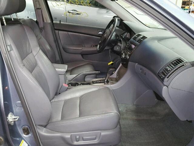 1HGCM66537A035287 - 2007 HONDA ACCORD BLUE photo 5