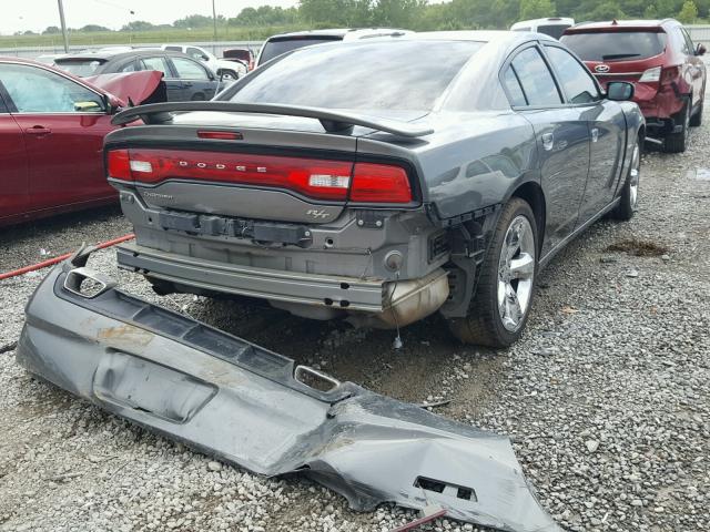 2B3CL5CT0BH557448 - 2011 DODGE CHARGER R/ CHARCOAL photo 4