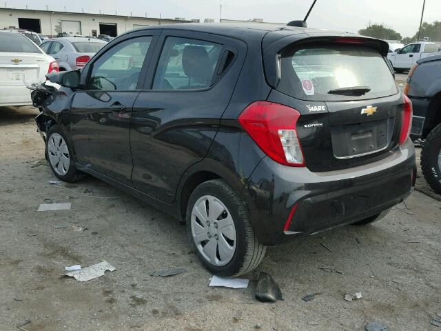 KL8CB6SA5GC632722 - 2016 CHEVROLET SPARK LS BLACK photo 3