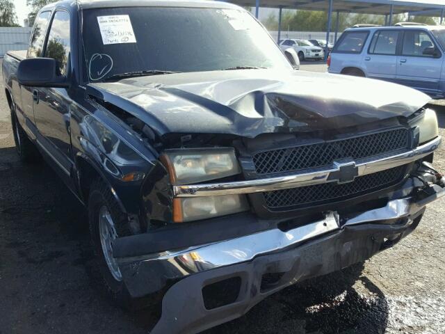 2GCEC19T541234287 - 2004 CHEVROLET SILVERADO BLACK photo 1