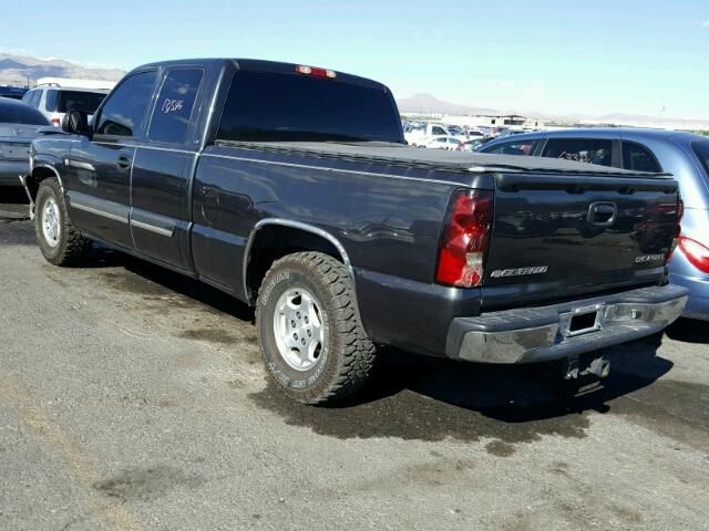 2GCEC19T541234287 - 2004 CHEVROLET SILVERADO BLACK photo 3