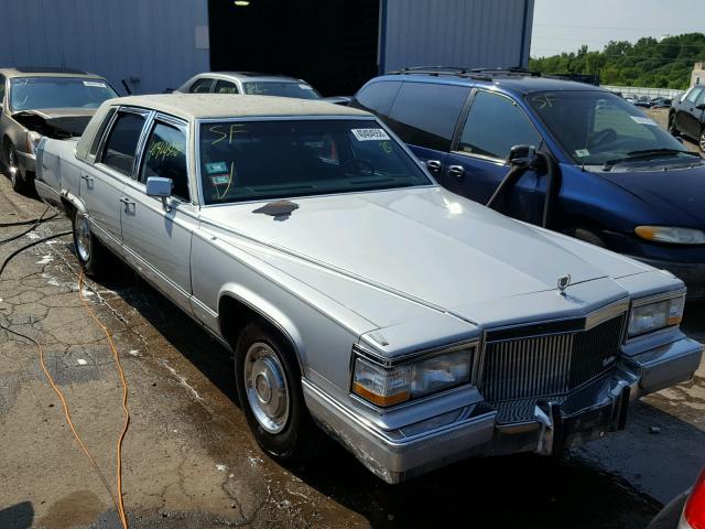 1G6DW5478MR712605 - 1991 CADILLAC BROUGHAM SILVER photo 1