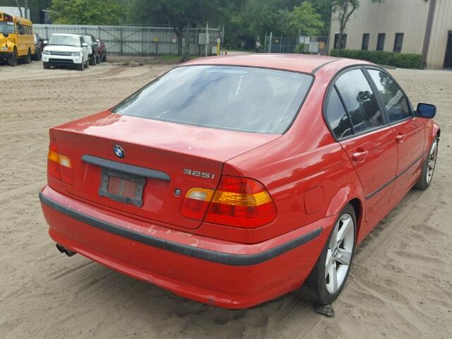 WBAAZ33444KP84474 - 2004 BMW 325 IS SUL RED photo 4