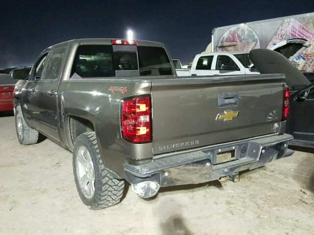 3GCUKREC6FG330409 - 2015 CHEVROLET SILVERADO GRAY photo 3