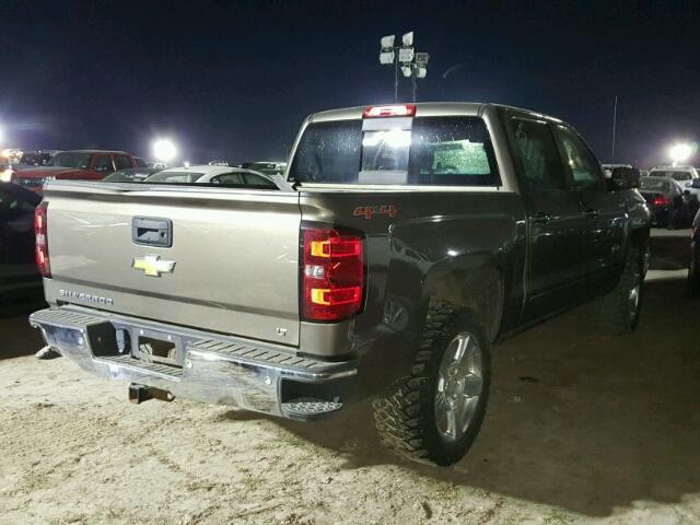 3GCUKREC6FG330409 - 2015 CHEVROLET SILVERADO GRAY photo 4