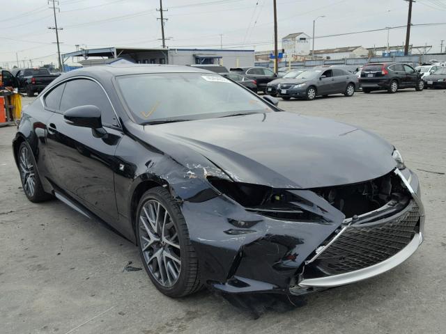 JTHHA5BC6G5004764 - 2016 LEXUS RC 200T BLACK photo 1