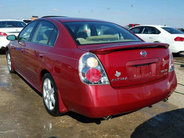 1N4BL11D43C255881 - 2003 NISSAN ALTIMA SE MAROON photo 3