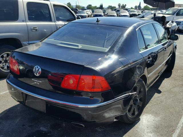 WVWAF63D248010296 - 2004 VOLKSWAGEN PHAETON 4. BLACK photo 4