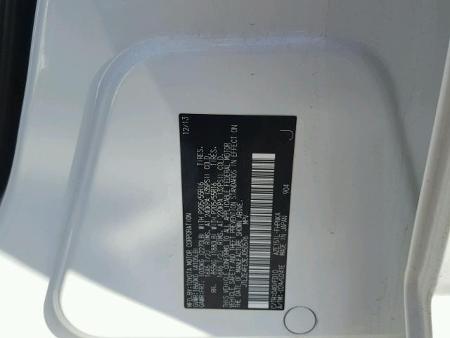 JTLZE4FE3EJ050576 - 2014 TOYOTA SCION XB Blanco foto 10