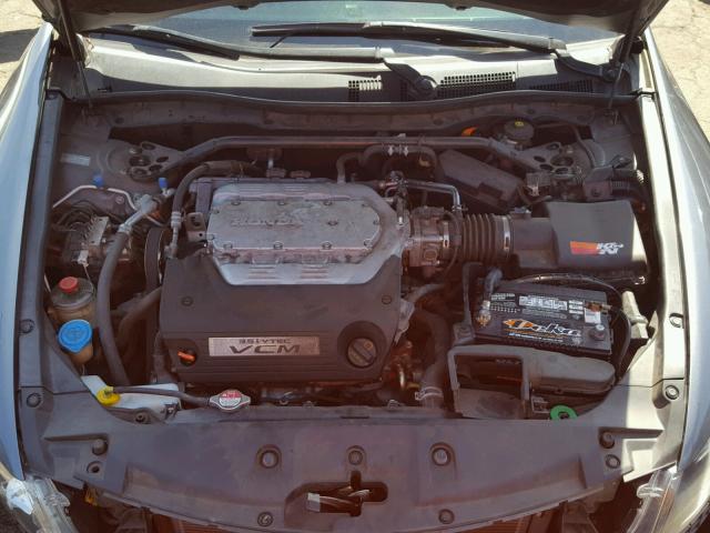 1HGCP3F88BA009809 - 2011 HONDA ACCORD EXL GRAY photo 7