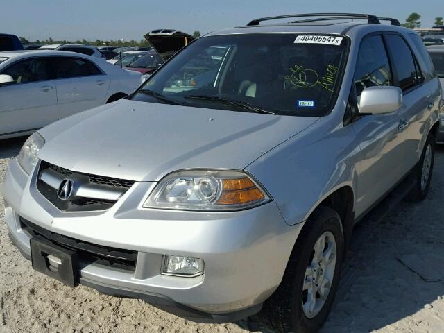 2HNYD18936H515170 - 2006 ACURA MDX TOURIN SILVER photo 2