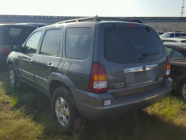 4F2YU09172KM39920 - 2002 MAZDA TRIBUTE GRAY photo 3