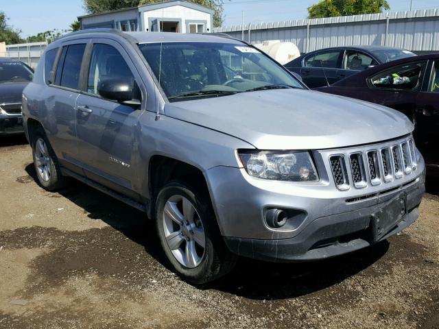 1C4NJDBBXED815895 - 2014 JEEP COMPASS SP SILVER photo 1