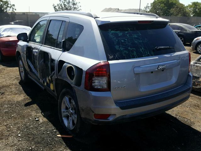 1C4NJDBBXED815895 - 2014 JEEP COMPASS SP SILVER photo 3