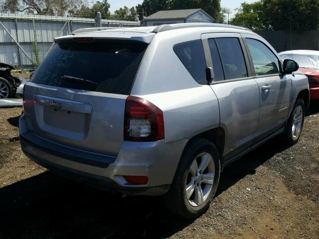 1C4NJDBBXED815895 - 2014 JEEP COMPASS SP SILVER photo 4