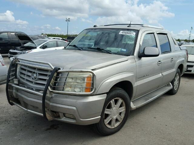 3GYEK62N04G235537 - 2004 CADILLAC ESCALADE E SILVER photo 2