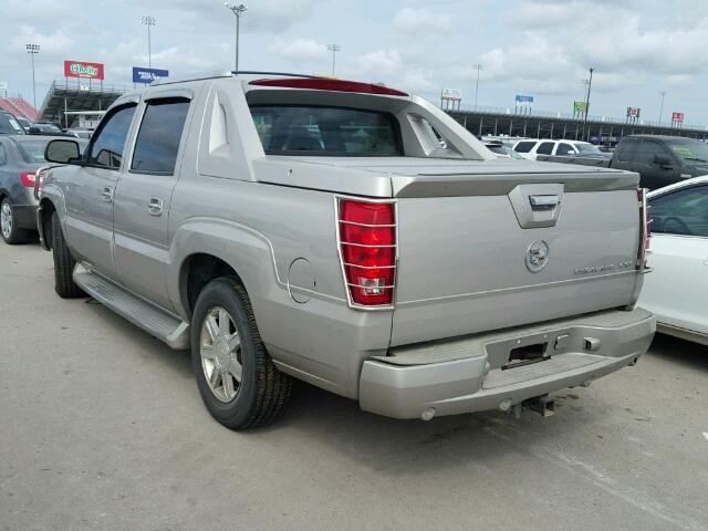 3GYEK62N04G235537 - 2004 CADILLAC ESCALADE E SILVER photo 3