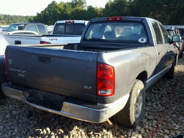 1D7HA18N34S558561 - 2004 DODGE RAM 1500 S GRAY photo 4