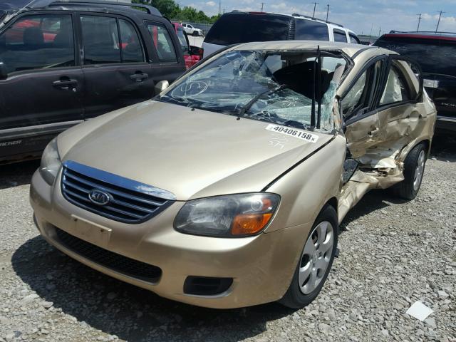 KNAFE221495652629 - 2009 KIA SPECTRA EX BEIGE photo 2