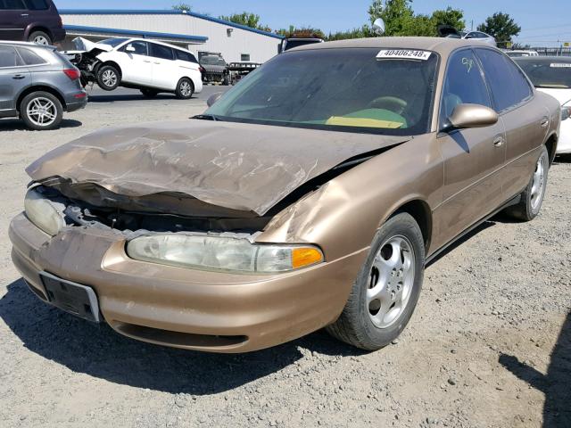 1G3WS52K7WF359626 - 1998 OLDSMOBILE INTRIGUE G GOLD photo 2