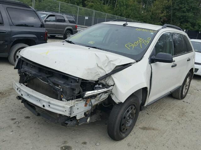 2FMDK3GC2DBB35347 - 2013 FORD EDGE SE WHITE photo 2