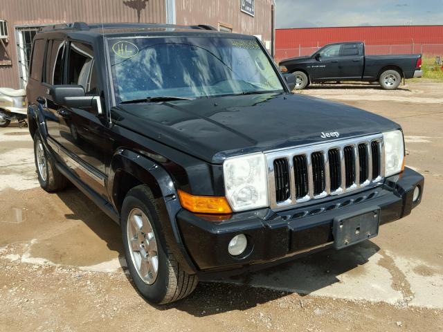 1J8HG58P07C505079 - 2007 JEEP COMMANDER BLACK photo 1