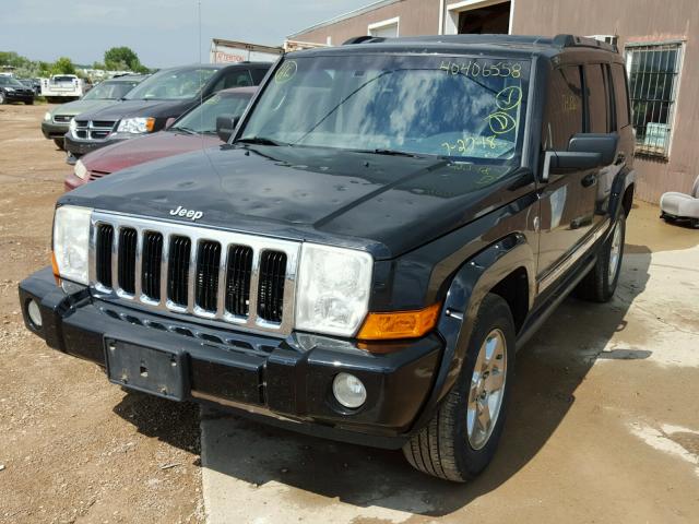1J8HG58P07C505079 - 2007 JEEP COMMANDER BLACK photo 2