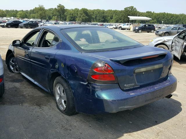 2G2WP522351334363 - 2005 PONTIAC GRAND PRIX BLUE photo 3
