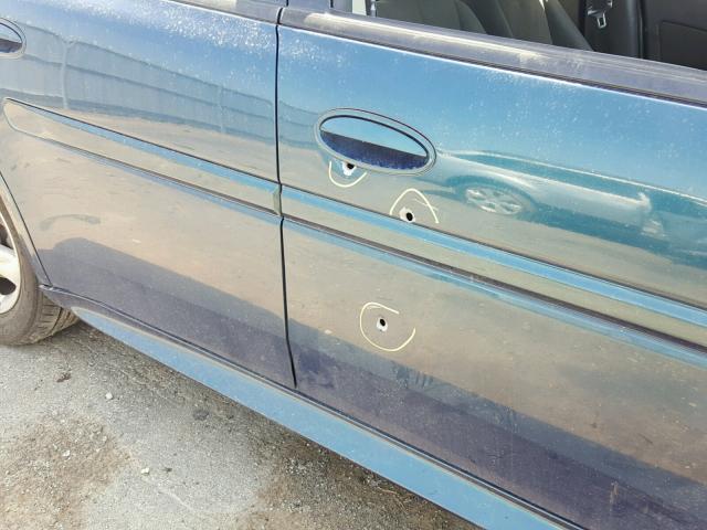 2G2WP522351334363 - 2005 PONTIAC GRAND PRIX BLUE photo 9