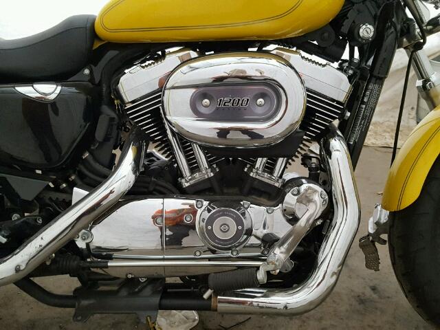 1HD1CT318HC443166 - 2017 HARLEY-DAVIDSON XL1200 C YELLOW photo 7