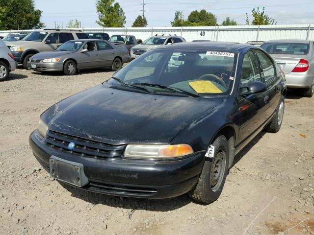 1P3EJ46C9VN709290 - 1997 PLYMOUTH BREEZE BLACK photo 2