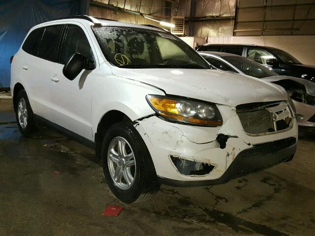 5XYZG3AB2BG043398 - 2011 HYUNDAI SANTA FE WHITE photo 1